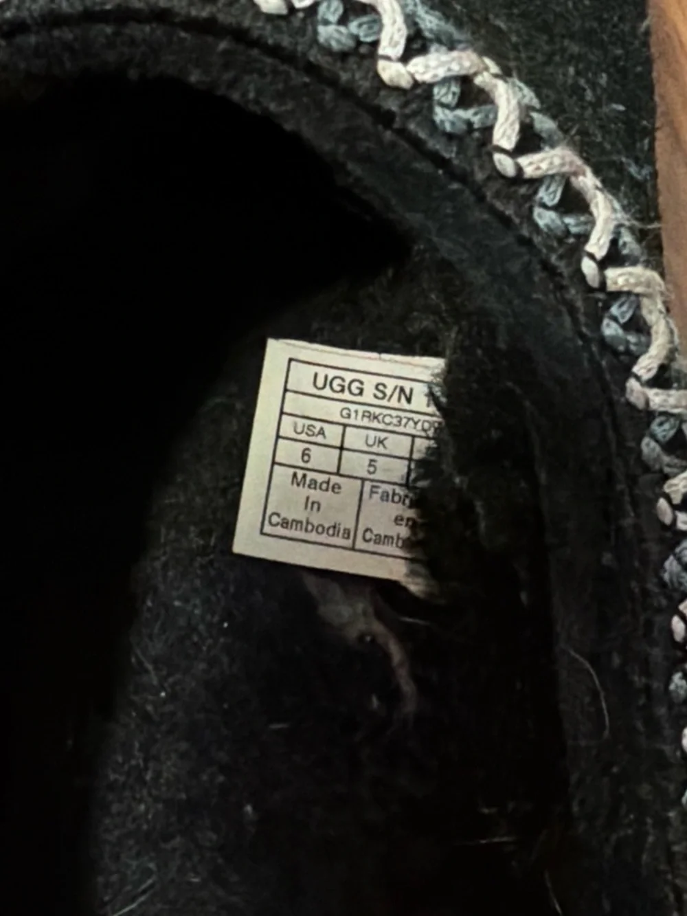 UGG Black Tasman Slippers